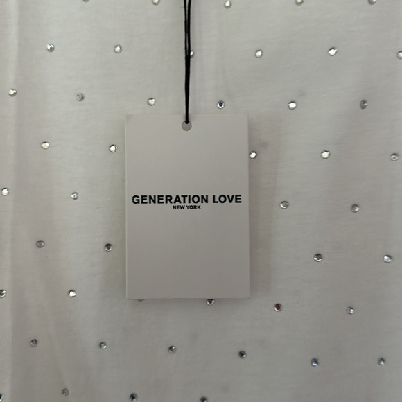 Generation Love Muscle Studded T-Shirt NWT - Picture 4 of 11